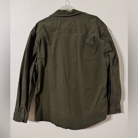 St. John's Bay Men's Dark Green Button Up Jacket-XL - Picture 5 of 5